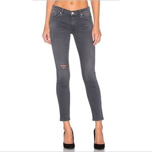 Hudson Jeans- Women’s Krista Ankle Skinny Jeans Distressed Stormy Horizon, Sz 31